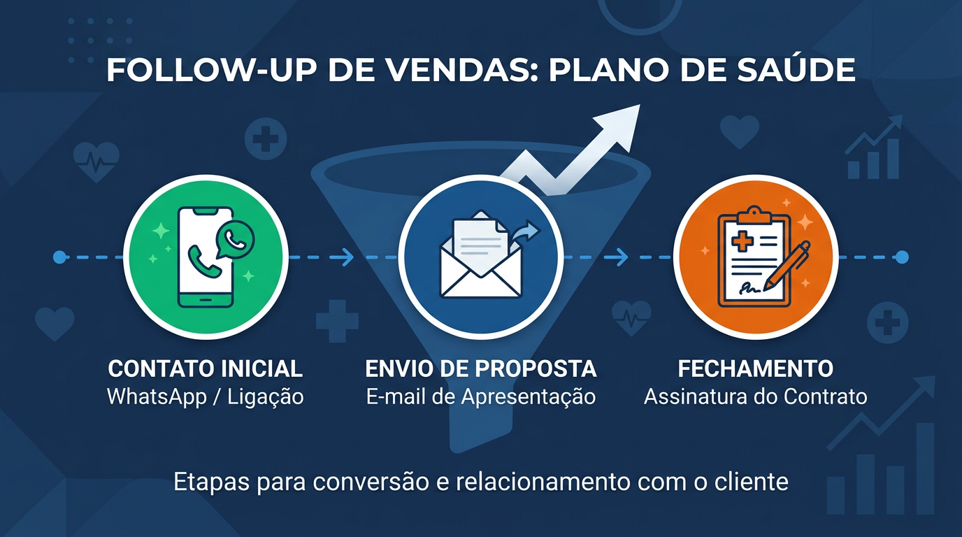 Follow-up para não perder clientes na corretora de saúde